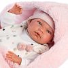 Llorens levensechte babypop fullbody meisje met kleding deken en speen 40 cm - Afbeelding 6