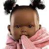 Llorens softbody pop donker met geluid kleding speen 42 cm - Afbeelding 5