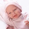 Antonio Juan levensechte babypop full body meisje met kleding deken en speen 43 cm - Afbeelding 2