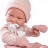Antonio Juan levensechte babypop full body meisje met kleding deken en speen 43 cm - Afbeelding 4