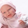 Antonio Juan levensechte babypop full body meisje met kleding deken en speen 43 cm - Afbeelding 8