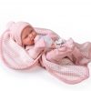 Antonio Juan levensechte babypop full body meisje met kleding deken en speen 43 cm