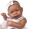 Antonio Juan levensechte babypop full body meisje donker met kleding deken 43 cm - Afbeelding 10