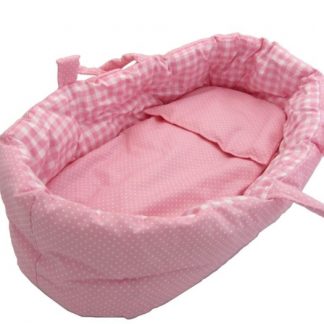 Zenuwinzinking Menstruatie straal Poppen draagmand reiswieg roze voor pop maat t/m 44 cm – Babypoppenshop –  by Selintoys