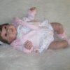 Berbesa soft body babypop met bruin haar geluid en speen 42 cm - Afbeelding 11