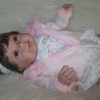 Berbesa soft body babypop met bruin haar geluid en speen 42 cm - Afbeelding 24