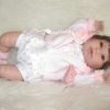 Berbesa soft body babypop met bruin haar geluid en speen 42 cm - Afbeelding 23