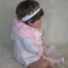Berbesa soft body babypop met bruin haar geluid en speen 42 cm - Afbeelding 21
