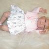 Berbesa soft body babypop met blond haar geluid en kleding 42 cm - Afbeelding 10