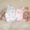 Berbesa soft body babypop met blond haar geluid en kleding 42 cm - Afbeelding 9