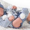 Antonio Juan levensechte babypop fullbody jongen met haar kleding kussen speen 43 cm - Afbeelding 15