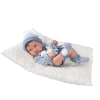 Antonio Juan levensechte babypop fullbody jongen met haar kleding kussen speen 43 cm - Afbeelding 6