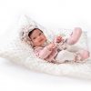 Antonio Juan levensechte babypop fullbody meisje met haar kleding kussen speen 43 cm - Afbeelding 19