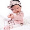 Antonio Juan levensechte babypop fullbody meisje met haar kleding kussen speen 43 cm - Afbeelding 6