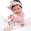 Antonio Juan levensechte babypop fullbody meisje met haar kleding kussen speen 43 cm - Afbeelding 16