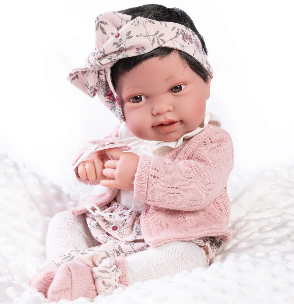 Antonio Juan levensechte babypop full body meisje met haar 43 cm