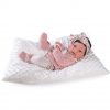 Antonio Juan levensechte babypop fullbody meisje met haar kleding kussen speen 43 cm - Afbeelding 15