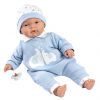 Llorens soft body babypop Joel met blauwe kleding en speen 38 cm - Afbeelding 2