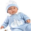 Llorens soft body babypop Joel met blauwe kleding en speen 38 cm - Afbeelding 9