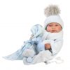 Llorens levensechte babypop full body jongen met kleding deken en speen 44 cm - Afbeelding 10
