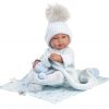 Llorens levensechte babypop full body jongen met kleding deken en speen 44 cm - Afbeelding 7