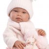 Llorens levensechte babypop full body meisje met kleding deken en speen 44 cm - Afbeelding 2