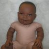 AD3c Levensechte Babypop soft body pop donker met kleding 53 cm - Afbeelding 19
