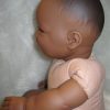 AD3c Levensechte Babypop soft body pop donker met kleding 53 cm - Afbeelding 20