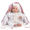 Llorens levensechte baby pop soft body met geluid slaapogen en speen 42 cm - Afbeelding 9