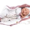 Llorens levensechte baby pop soft body met geluid slaapogen en speen 42 cm - Afbeelding 5