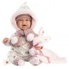 Llorens levensechte babypop soft body baby pop met geluid kleding knuffel en speen 42 cm - Afbeelding 14