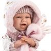 Llorens levensechte babypop soft body baby pop met geluid kleding knuffel en speen 42 cm - Afbeelding 6