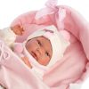 Llorens levensechte babypop fullbody meisje met kleding slaapzak en speen 40 cm - Afbeelding 10