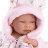 Llorens levensechte babypop fullbody meisje met kleding deken en speen 40 cm - Afbeelding 7