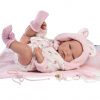Llorens levensechte babypop fullbody meisje met kleding deken en speen 40 cm - Afbeelding 6