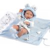 Llorens levensechte babypop fullbody jongen met kleding deken en speen 40 cm - Afbeelding 14