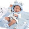 Llorens levensechte babypop fullbody jongen met kleding deken en speen 40 cm - Afbeelding 2