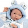 Llorens levensechte babypop fullbody jongen met kleding deken en speen 40 cm - Afbeelding 13