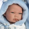 Llorens levensechte babypop fullbody jongen met kleding deken en speen 40 cm - Afbeelding 6