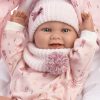 Llorens levensechte babypop fullbody meisje met kleding draagmand en speen 40 cm - Afbeelding 10