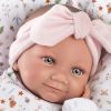 AKTIE Llorens levensechte babypop full body meisje met slaapzak en kleding  40 cm - Afbeelding 7