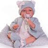 Antonio Juan pop babypop soft body met kleding en speen 42 cm
