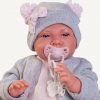 Antonio Juan pop babypop soft body met kleding en speen 42 cm - Afbeelding 8
