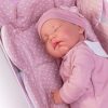 Antonio Juan pop babypop soft body slapend met kleding kussen en speen 42 cm - Afbeelding 17
