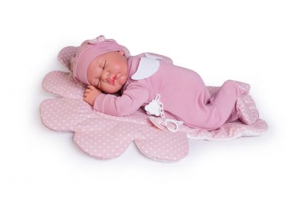 Antonio Juan pop babypop soft body slapend met kleding kussen en speen 42 cm - Afbeelding 14