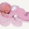 Antonio Juan pop babypop soft body slapend met kleding kussen en speen 42 cm - Afbeelding 5