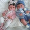 AKTIE Tweeling : Antonio Juan babypoppen jongen en meisje 43 cm - Afbeelding 40