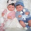AKTIE Tweeling : Antonio Juan babypoppen jongen en meisje 43 cm - Afbeelding 3