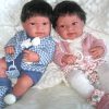 AKTIE Tweeling : Antonio Juan babypoppen jongen en meisje 43 cm - Afbeelding 2