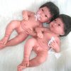 AKTIE Tweeling : Antonio Juan babypoppen jongen en meisje 43 cm
